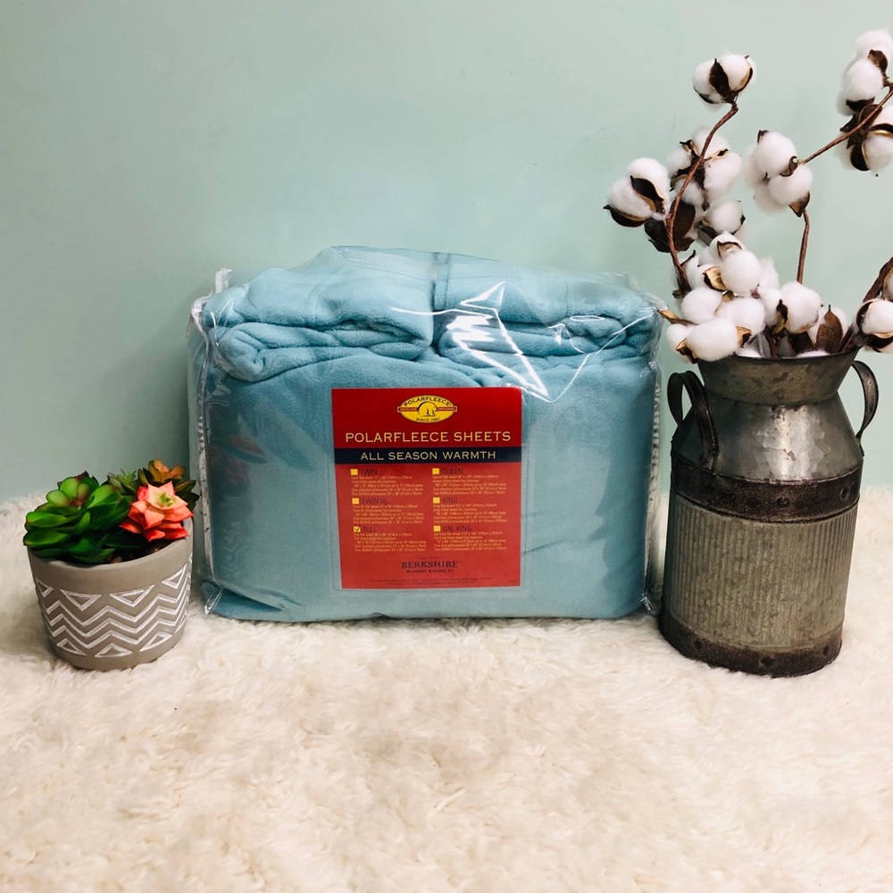 Berkshire | PolarFleece Sheets | Sea Glass | Size Full (PM_B62)
